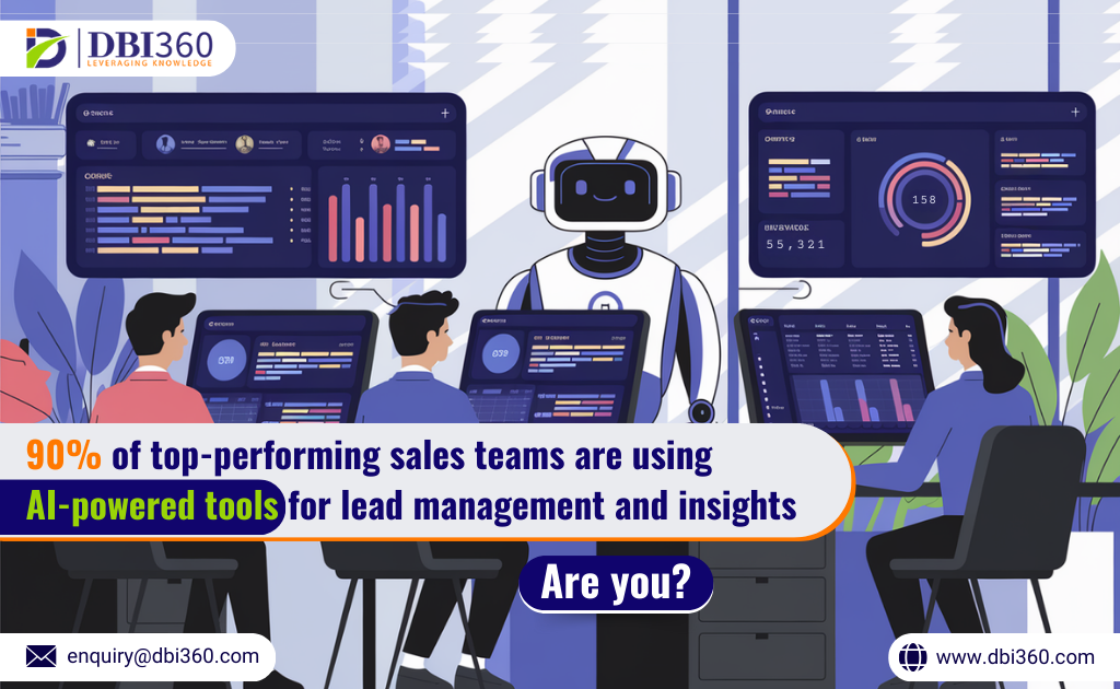 leading sales teams employing AI-powered tools for effective management and strategic insights in business.